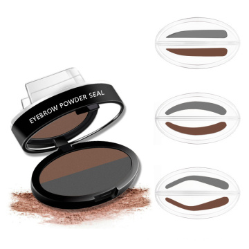 3 Colors Easy Operation Eyebrow Stamp Powder For Makeup Private Label Eyebrow Powder Seal